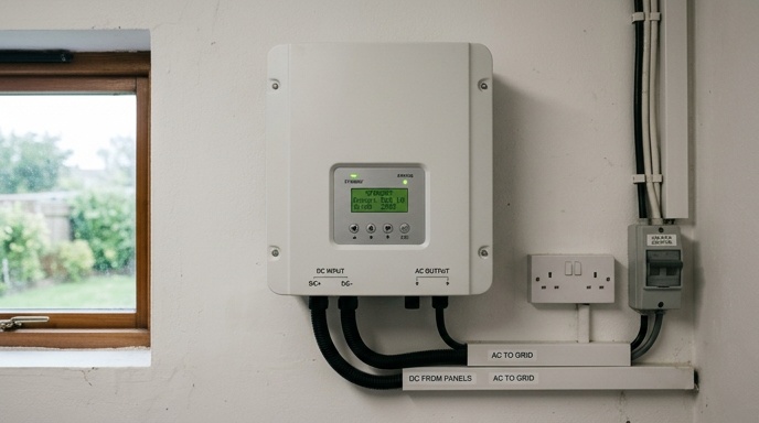 Can I Use Solar Energy During Power Outages? 1 Irish home with solar panels staying lit during a neighbourhood power outage