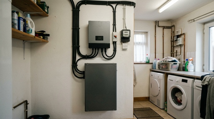 Are Solar Panels Worth It in Ireland? Honest 2026 Payback Analysis 3 Homeowner checking a solar energy monitoring app on a smartphone